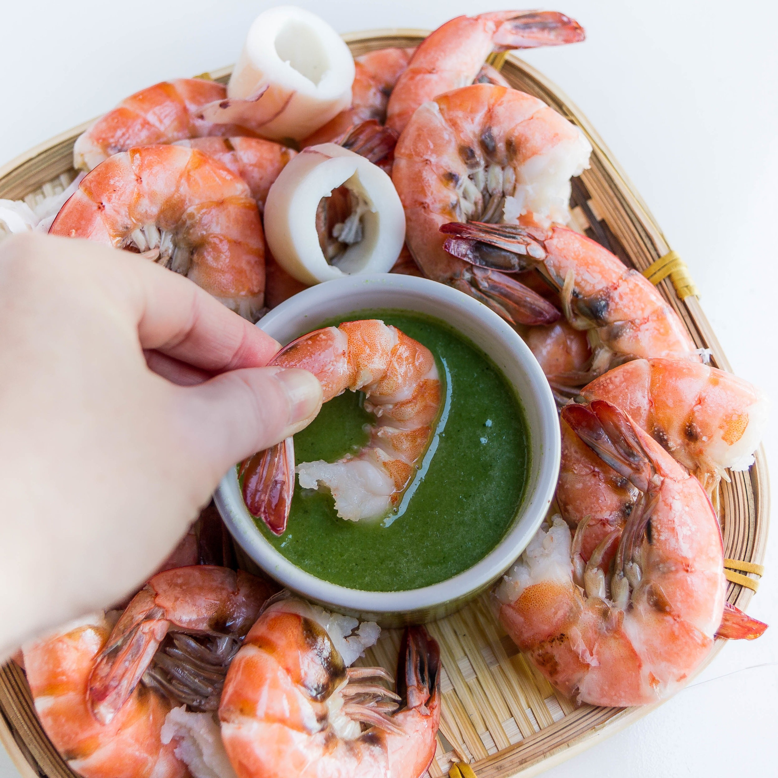 Vietnamese Green Seafood Sauce with Condensed Milk (Muoi Ot Xanh Sua Dac Cham Hai San)