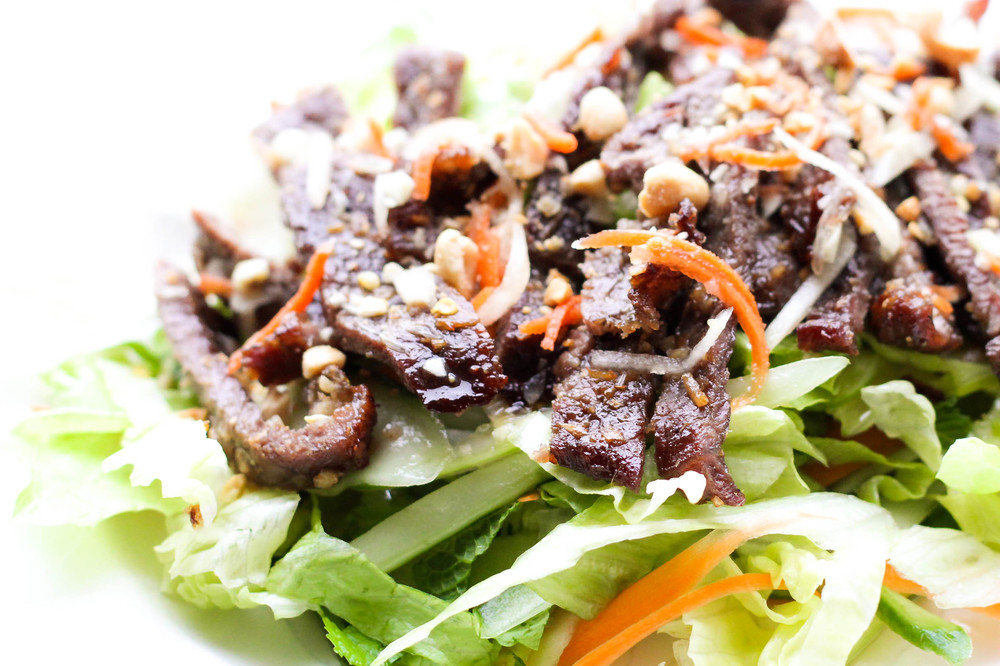 Grilled Lemongrass Beef Salad