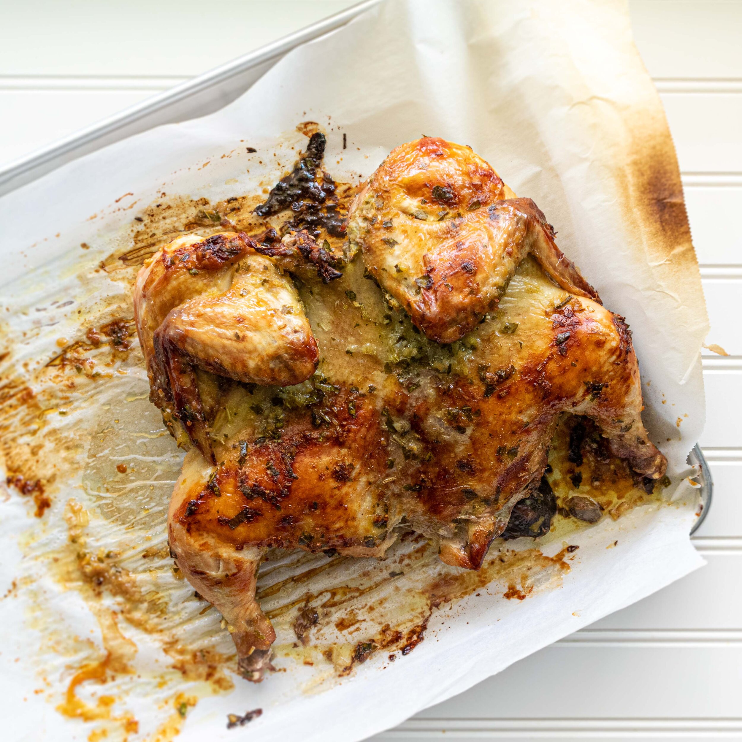 Grilled/Roasted Chicken with Lemon Leaves (Gà Nướng Lá Chanh) and Dipping Sauce (Muối Ớt Chanh)
