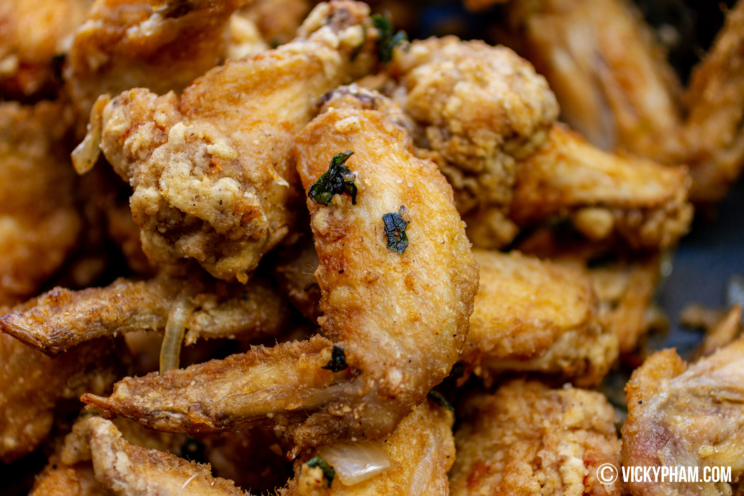 Vietnamese Salt & Pepper Fried Chicken Wings (Ga Rang Muoi)