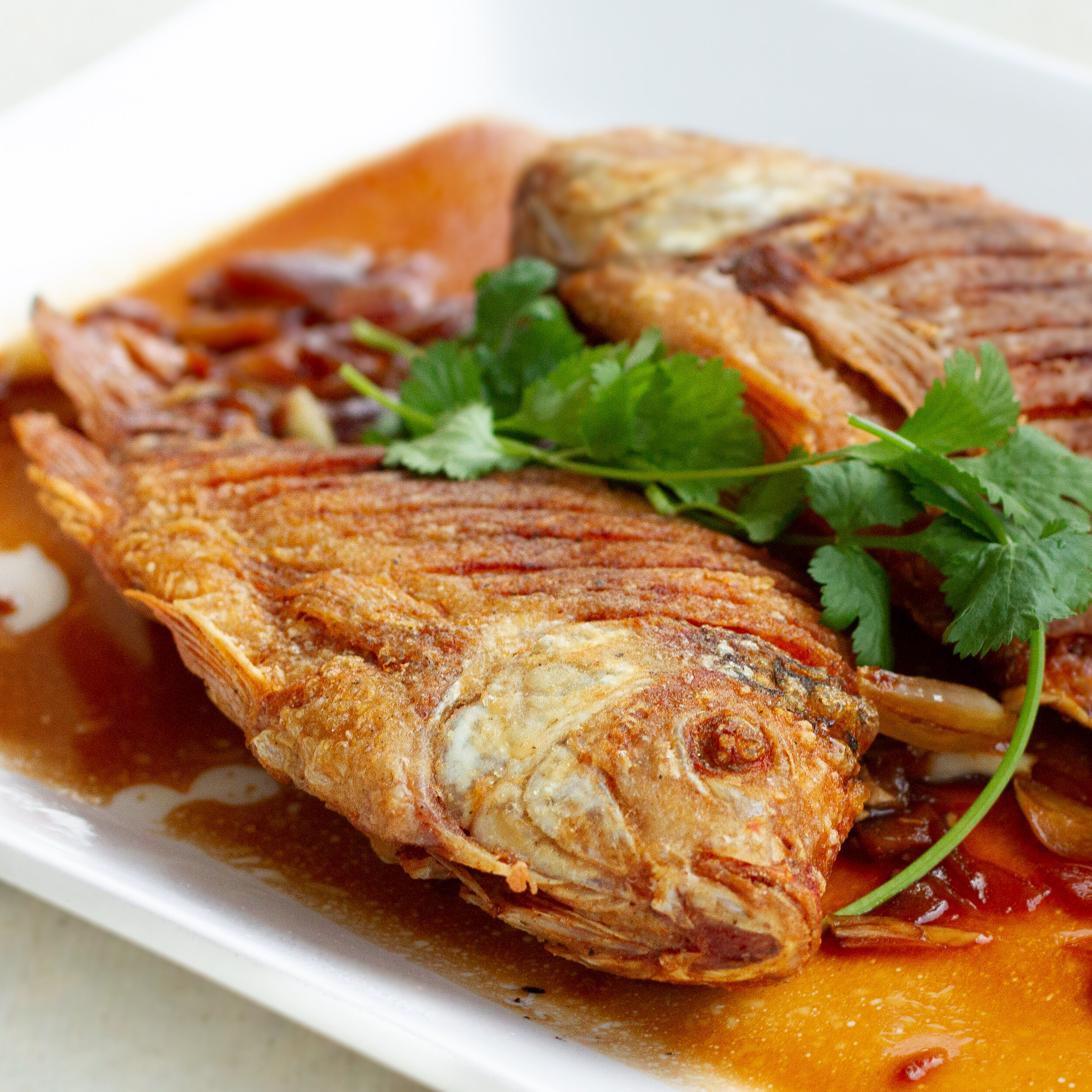 Vietnamese Fried Fish with Soy Sauce (Cá Chiên Xì Dầu)