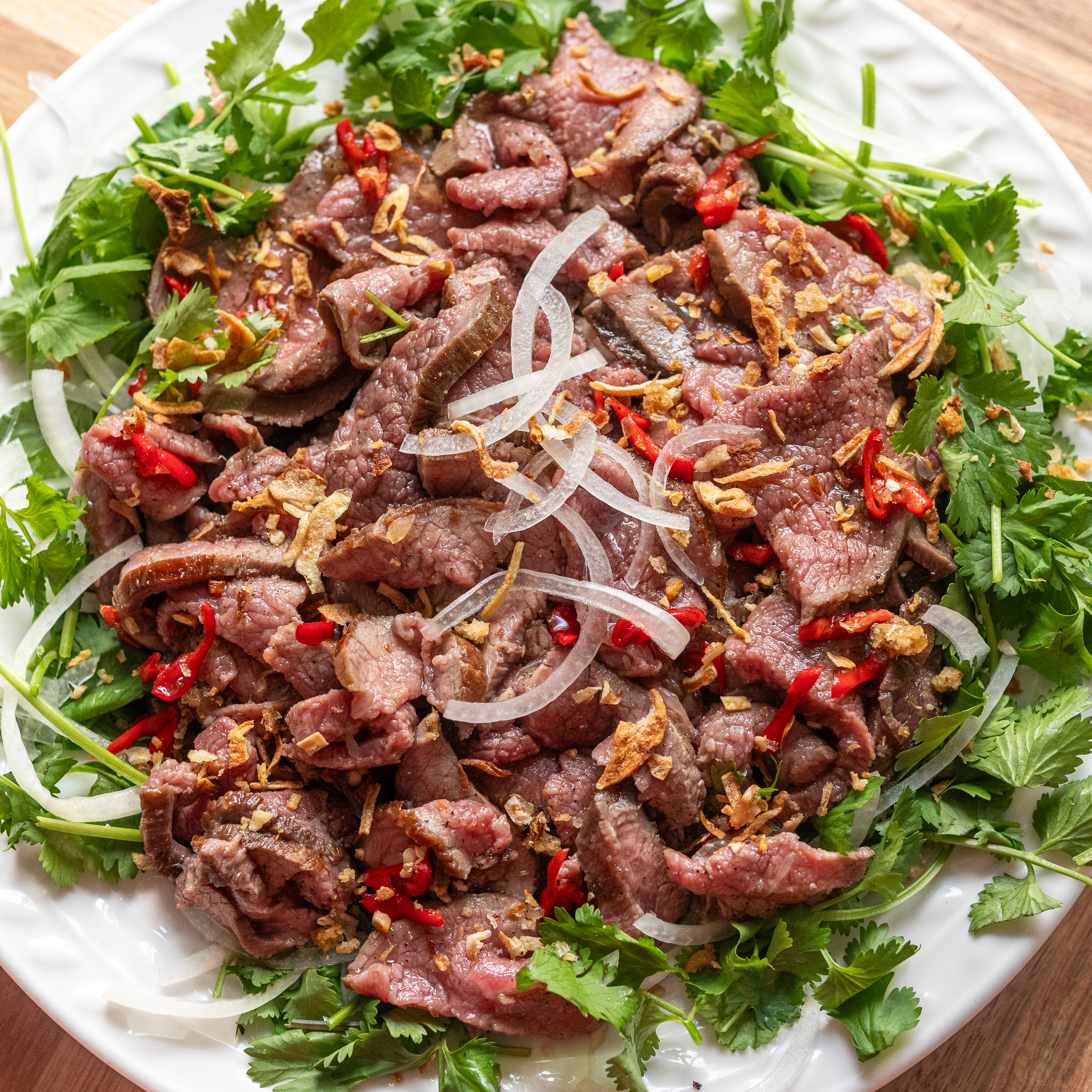 Vietnamese Beef Carpaccio (Bò Tái Chanh)