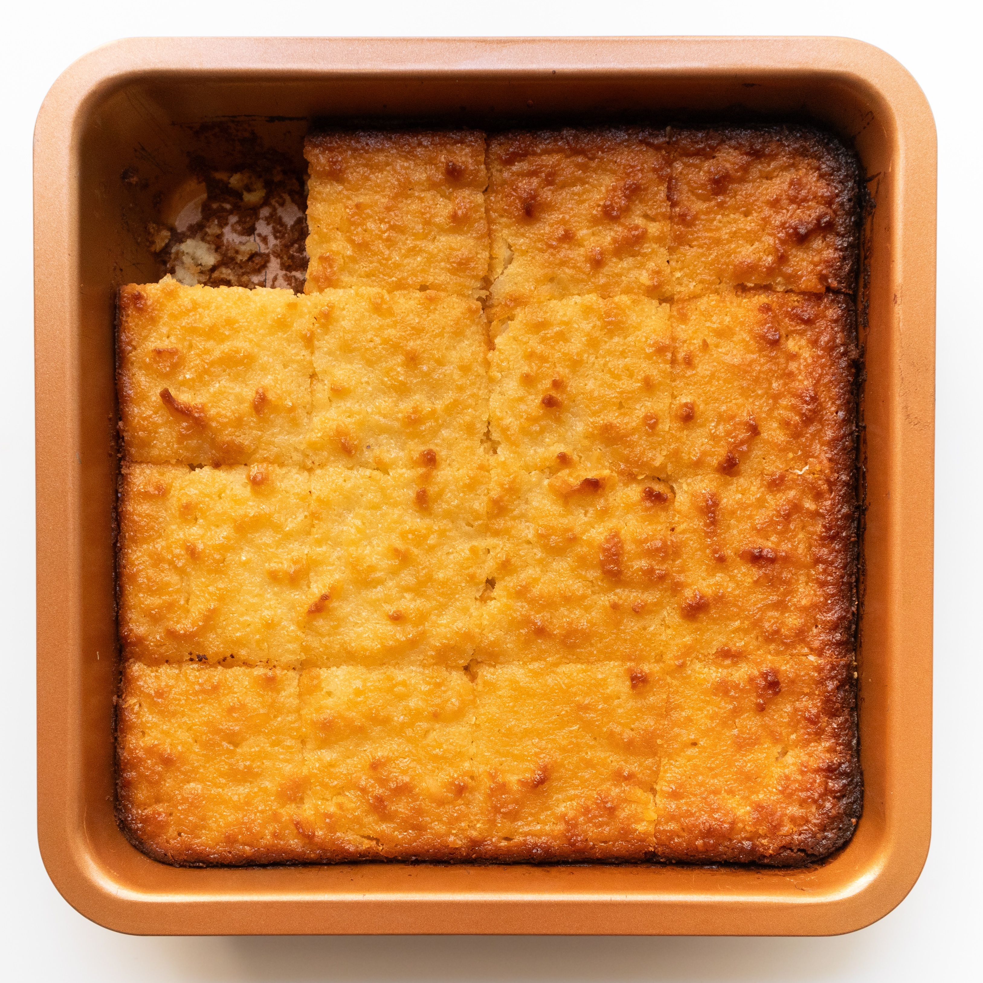 Vietnamese Baked Cassava Cake (Bánh Khoai Mì Nướng)