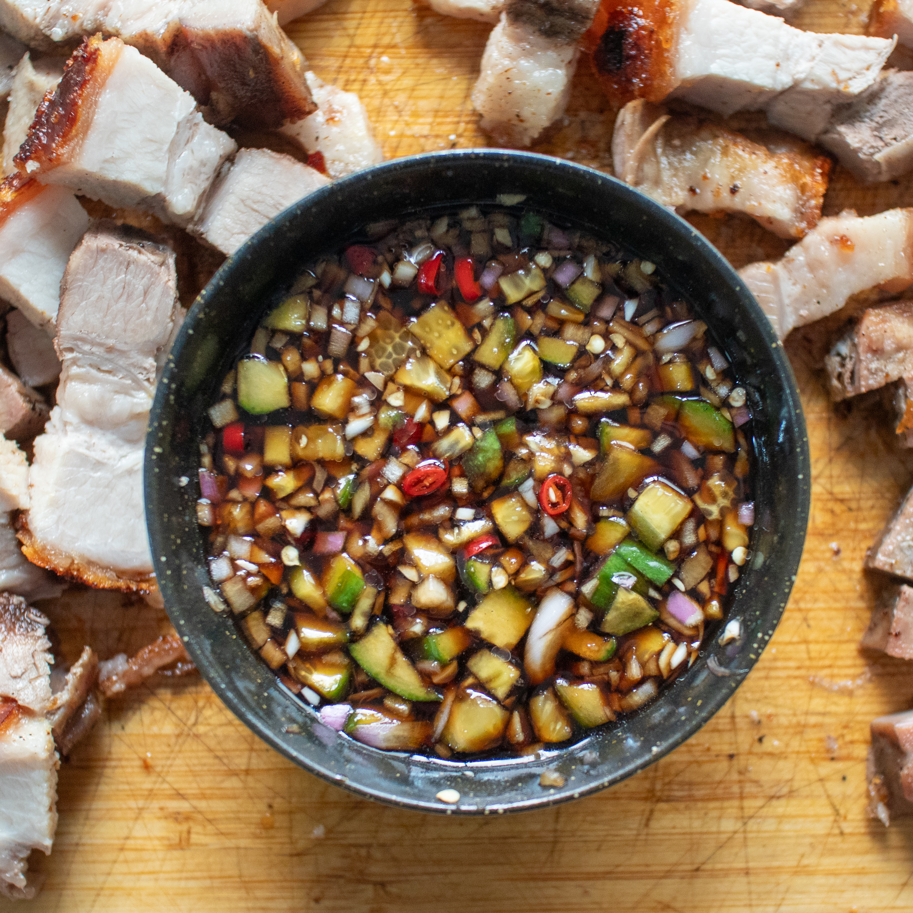 Filipino Vinegar Soy Dipping Sauce