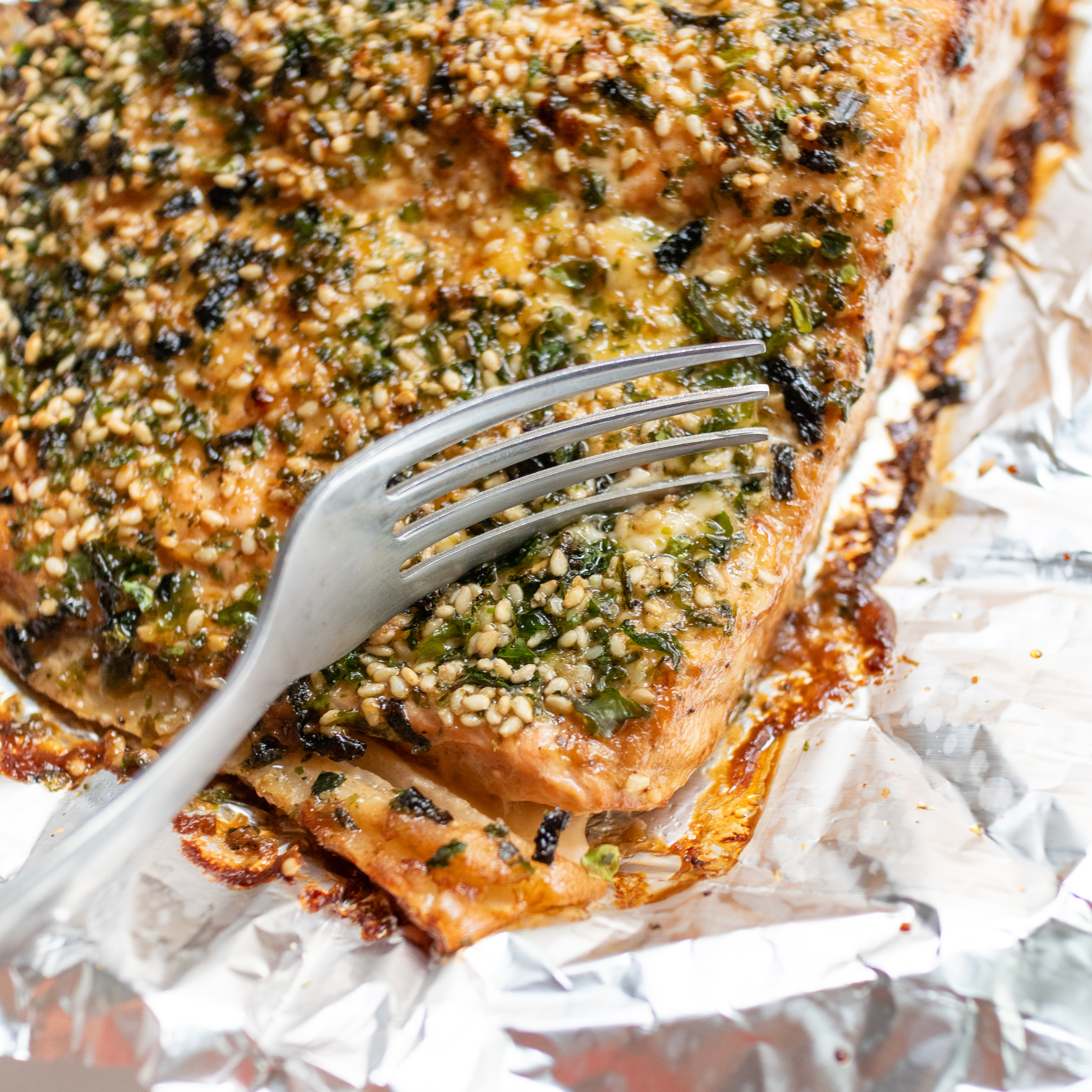 Air Fryer Hawaiian Furikake Salmon