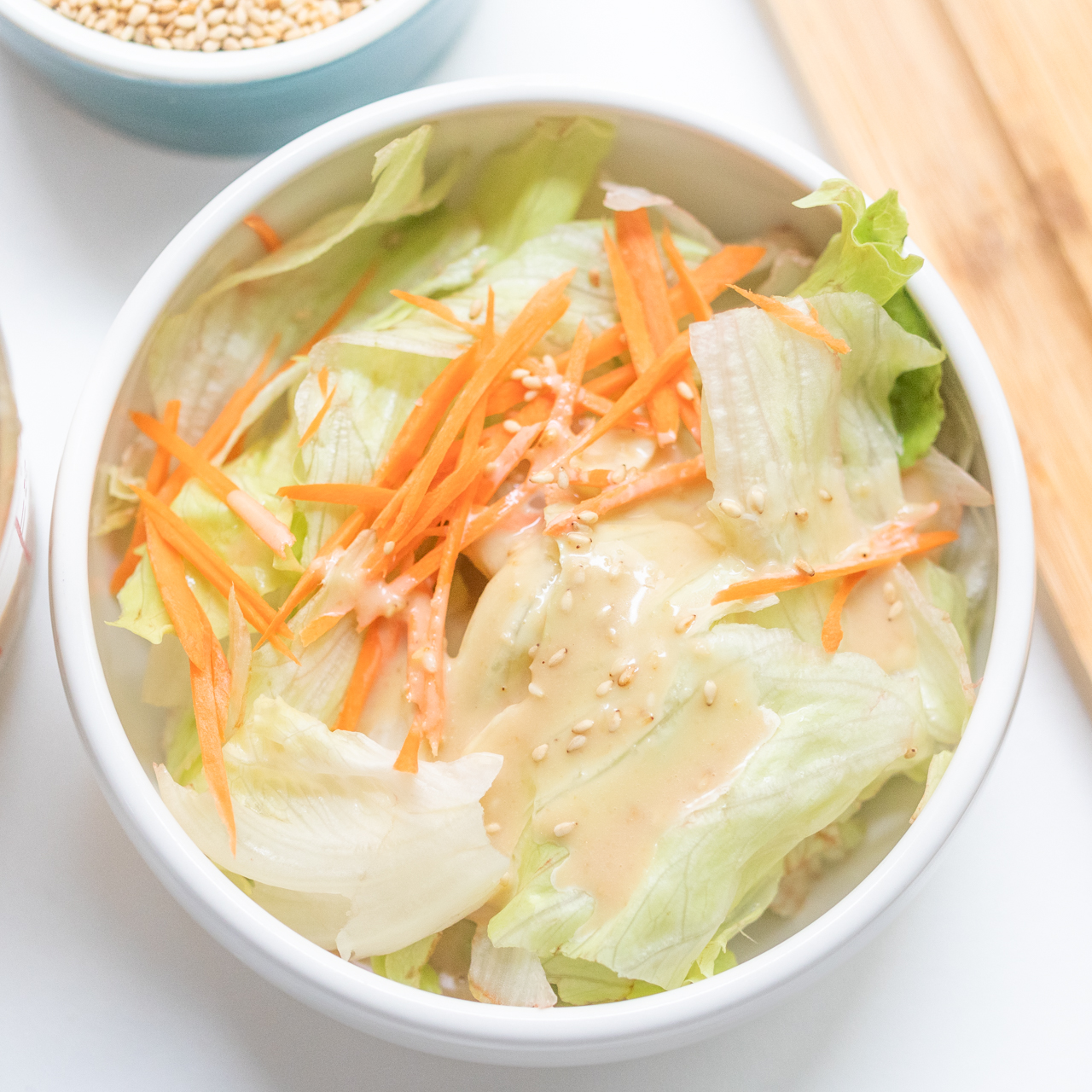 Creamy Japanese Sesame Salad Dressing (Restaurant Style)
