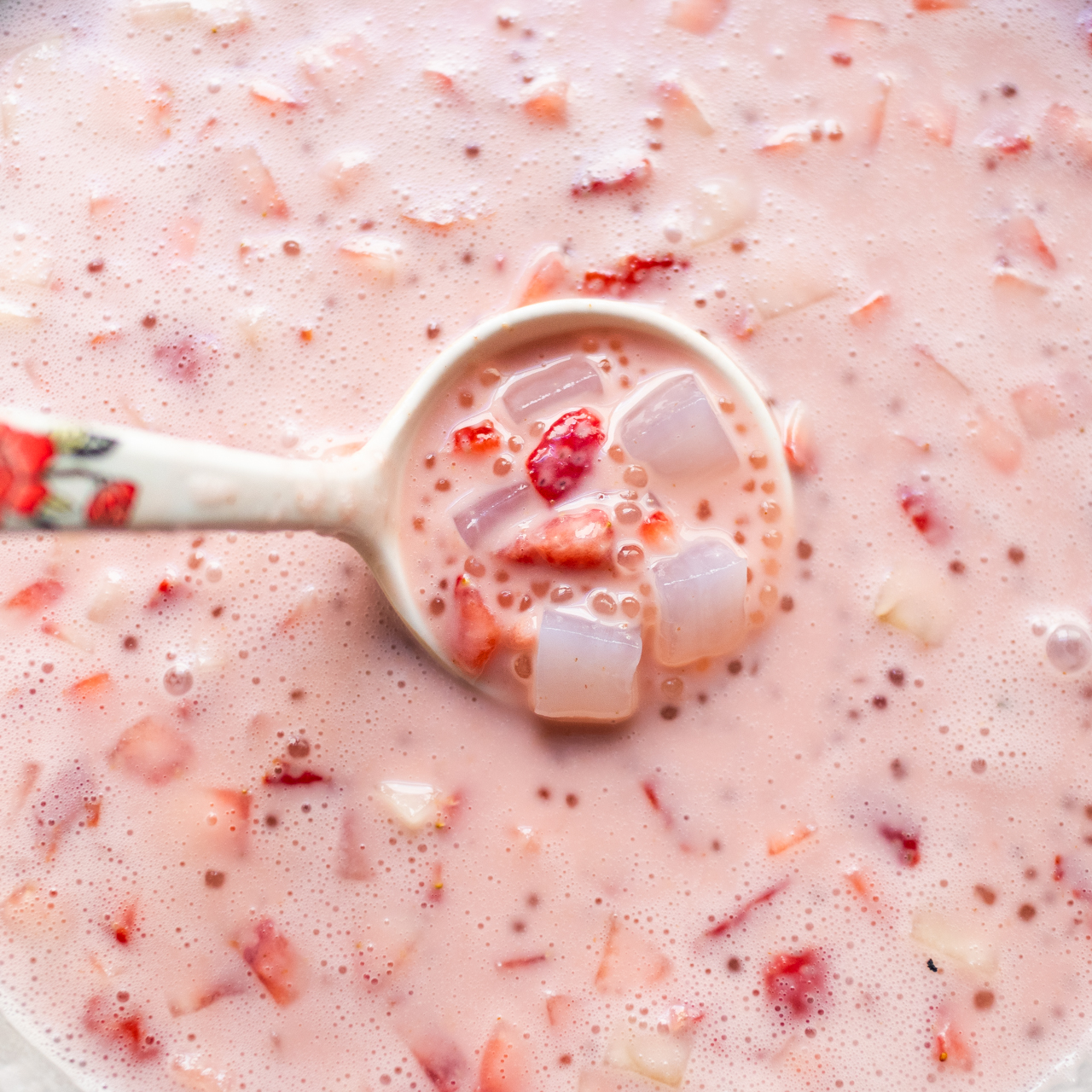 Strawberry Sago (Non-Dairy & Lactose Free)